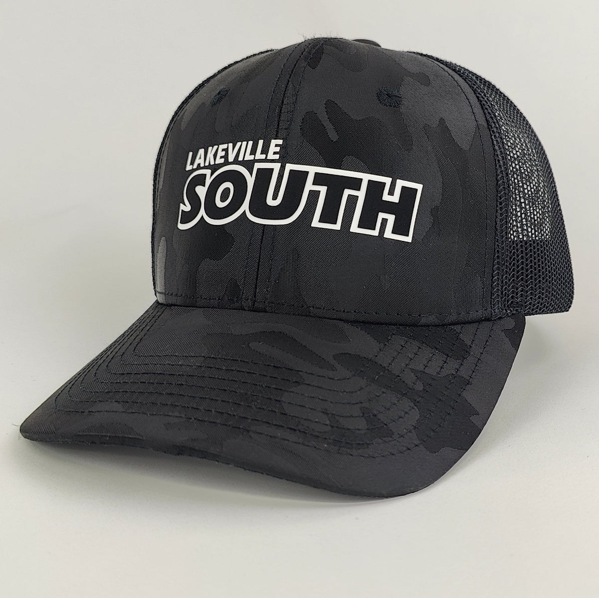 Lakeville South - Black Stealth Camo Hat