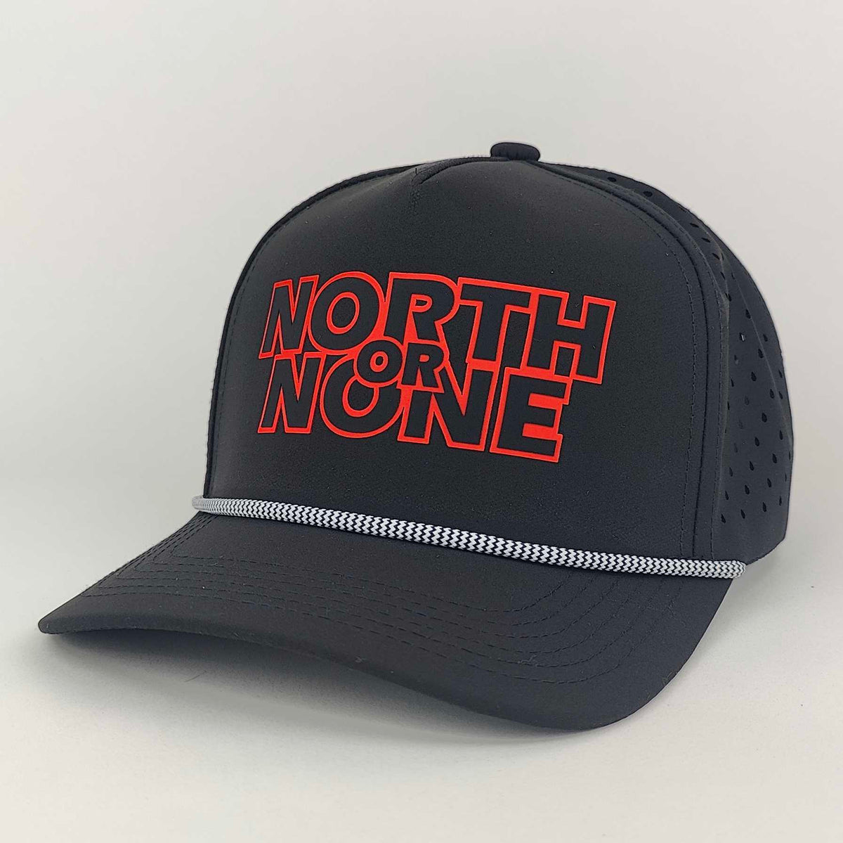 Lakeville North - NORTH OR NONE - Laser Cut - Snap Back Rope Hat