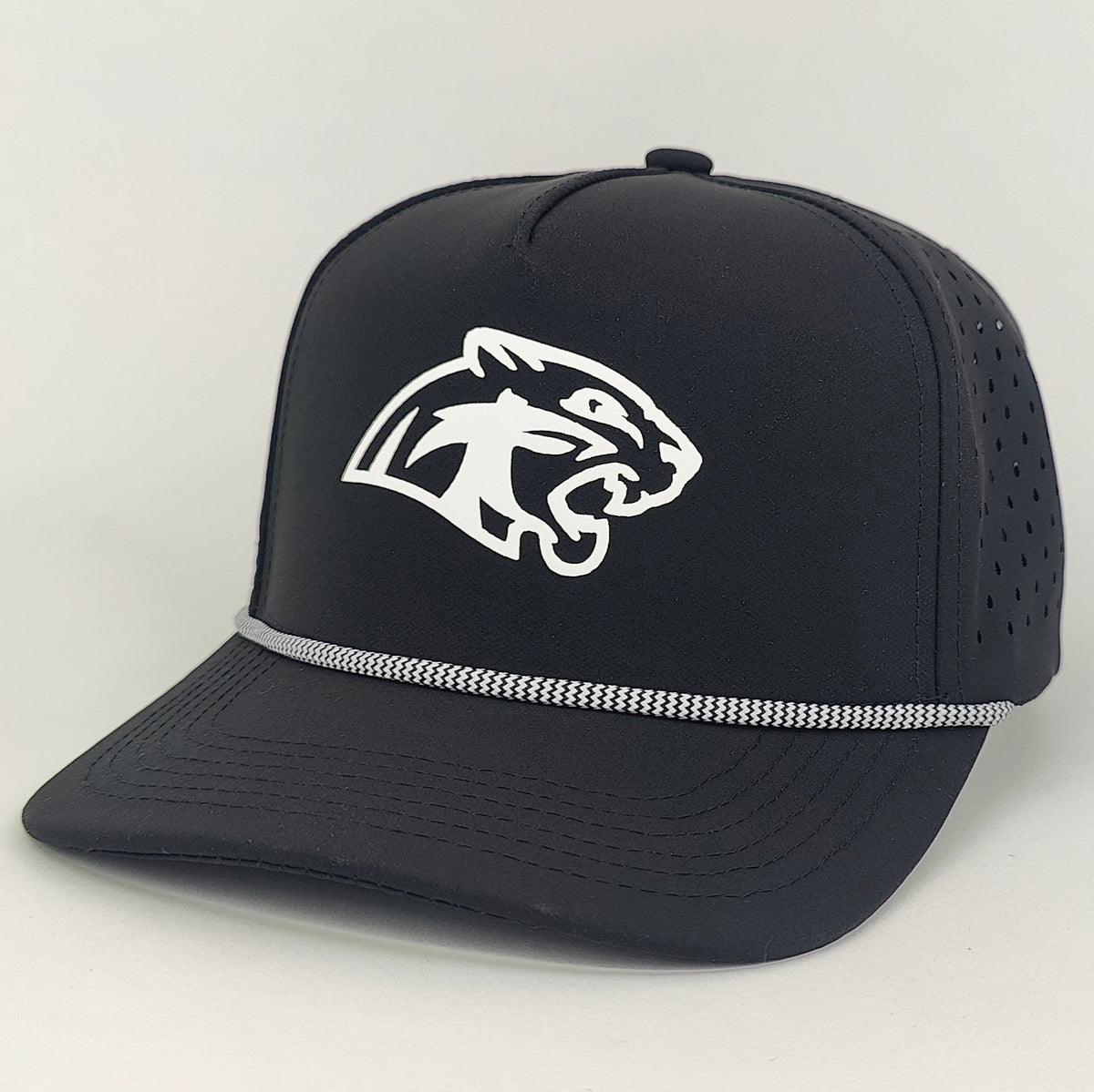 Lakeville South Cougar - Laser Cut - White Logo- Rope Hat