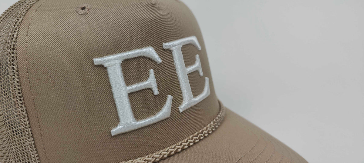 EE 3D Puff Embroidery Rope Hat