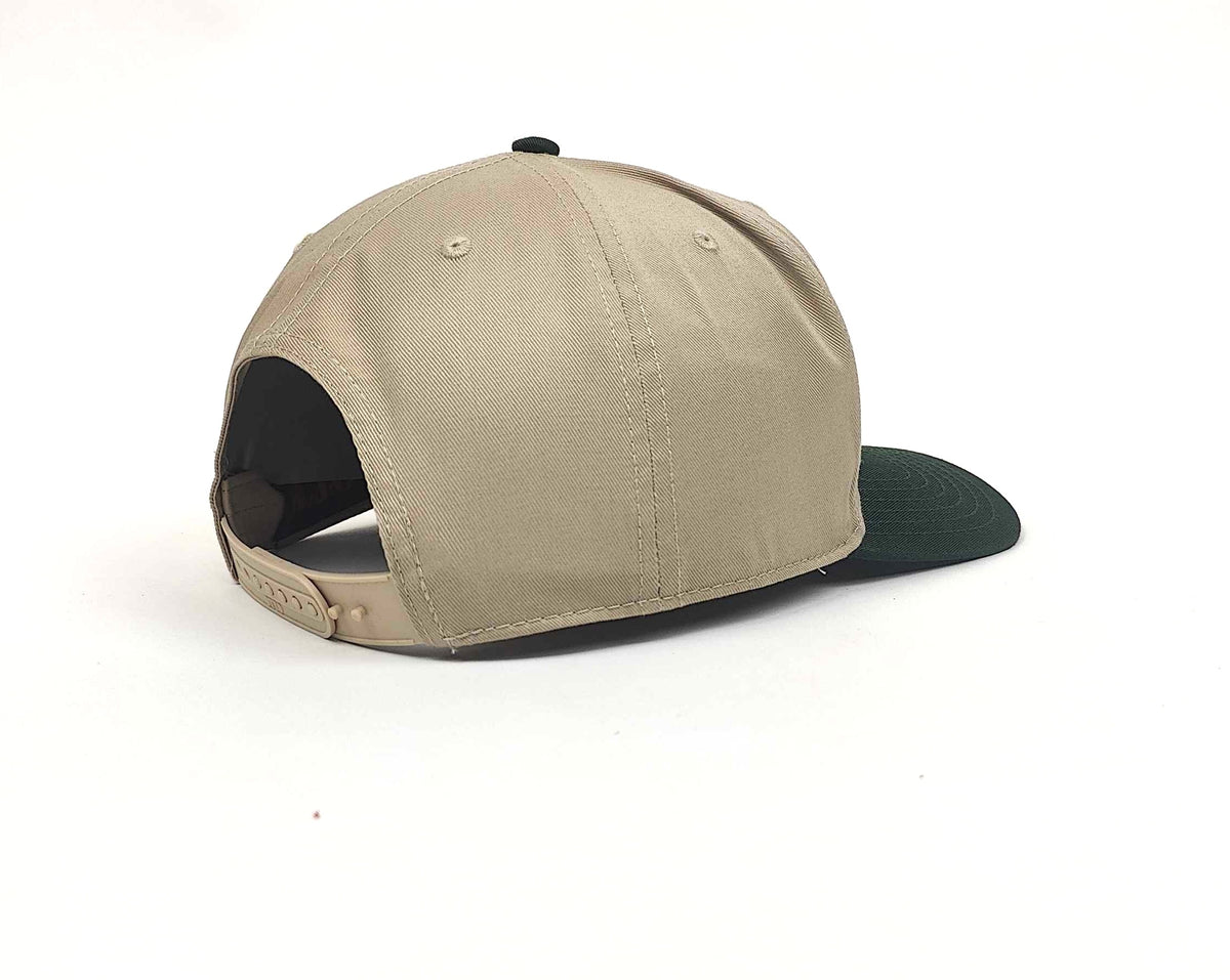 Two Tone - Khaki / Green - Everyone Everywhere Snap Back Cap