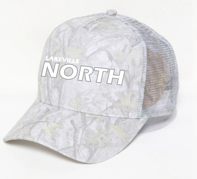 Lakeville North White Realtree Trucker Hat