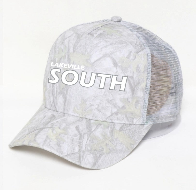Lakeville South White Realtree Trucker Hat