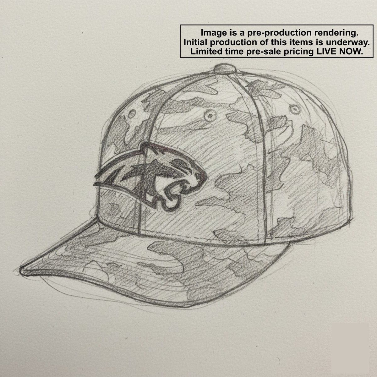 Lakeville South Stealth Camo Logo Cap