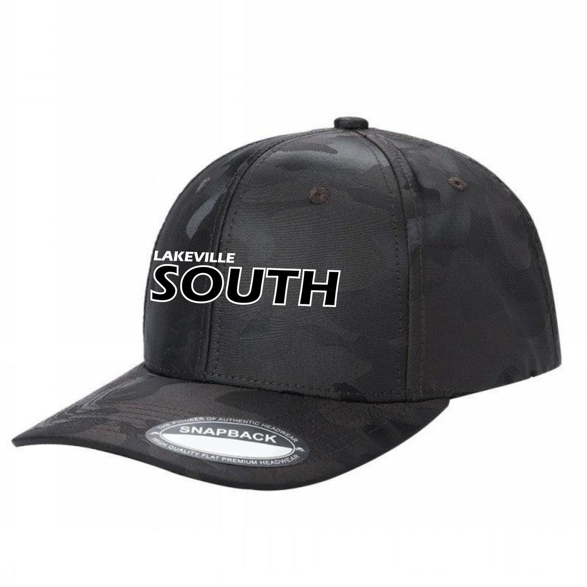 Lakeville South - Black Stealth Camo Hat