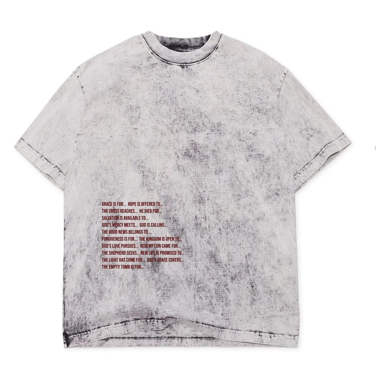 White Etched Tee