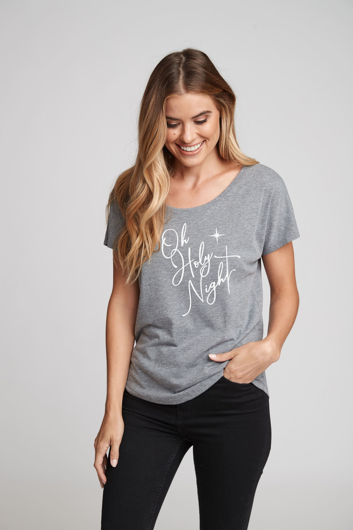 Oh Holy Night Women's Christmas Shirt